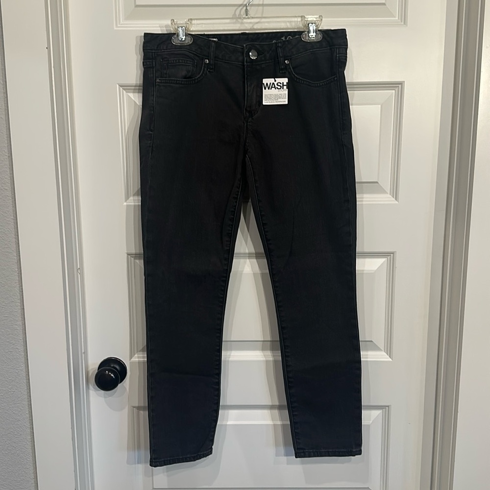 Gap 1969 Always Skinny Jeans Black Sz 28r NWT